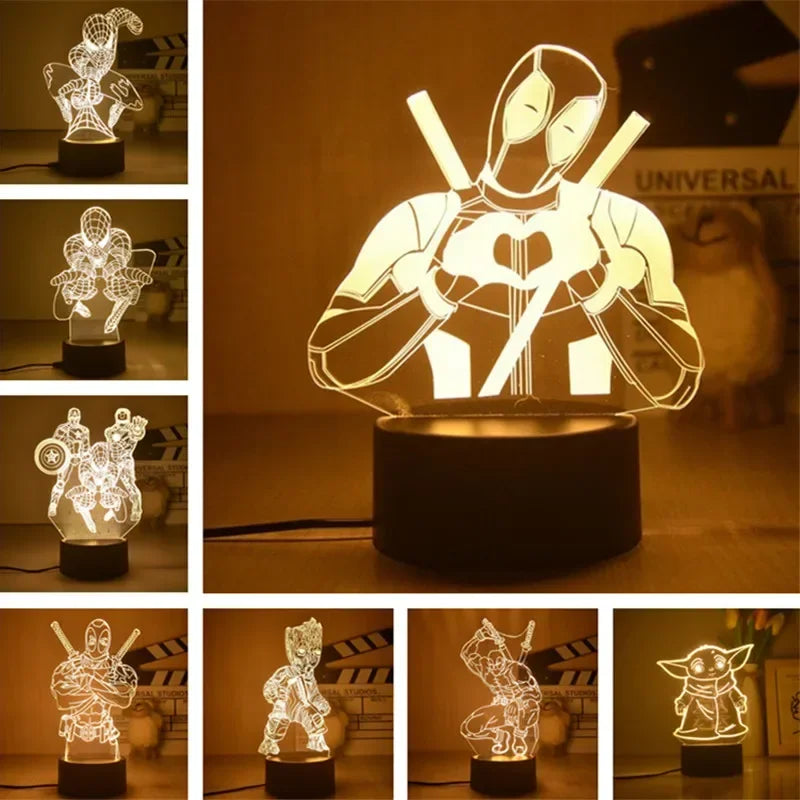Disney Marvel 3D Light
