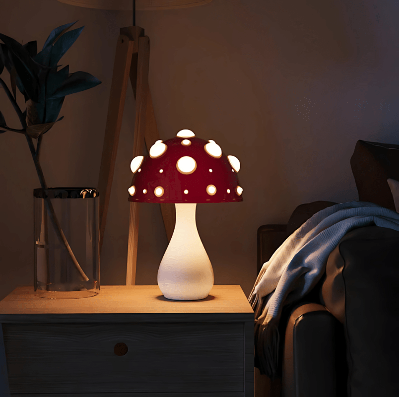AMANITA MUSHROOM LAMP - techynook