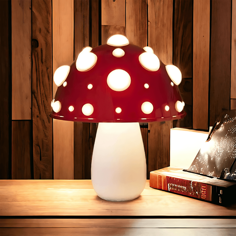 AMANITA MUSHROOM LAMP - techynook