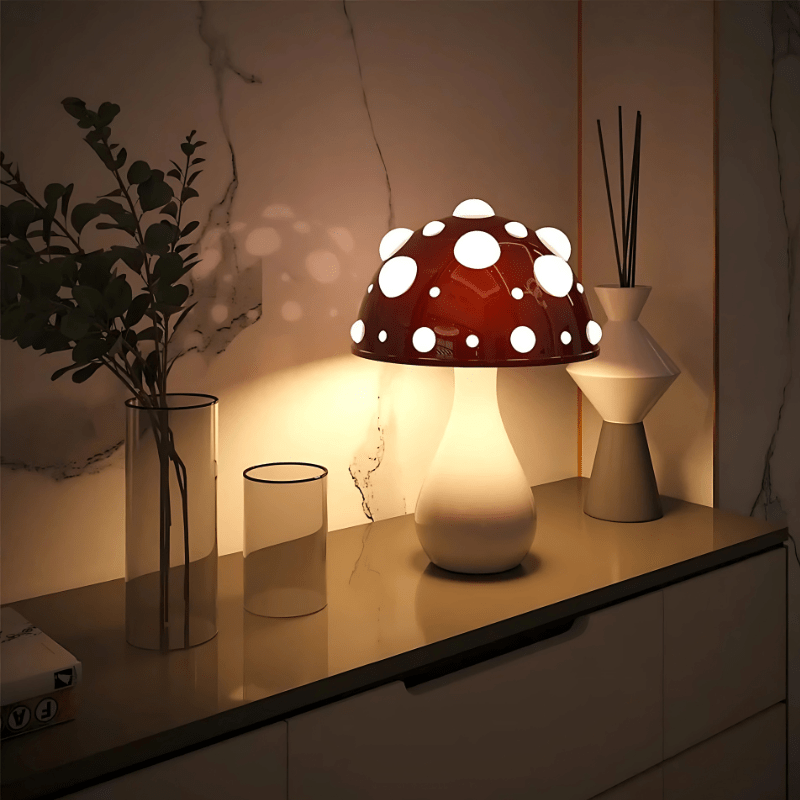 AMANITA MUSHROOM LAMP - techynook