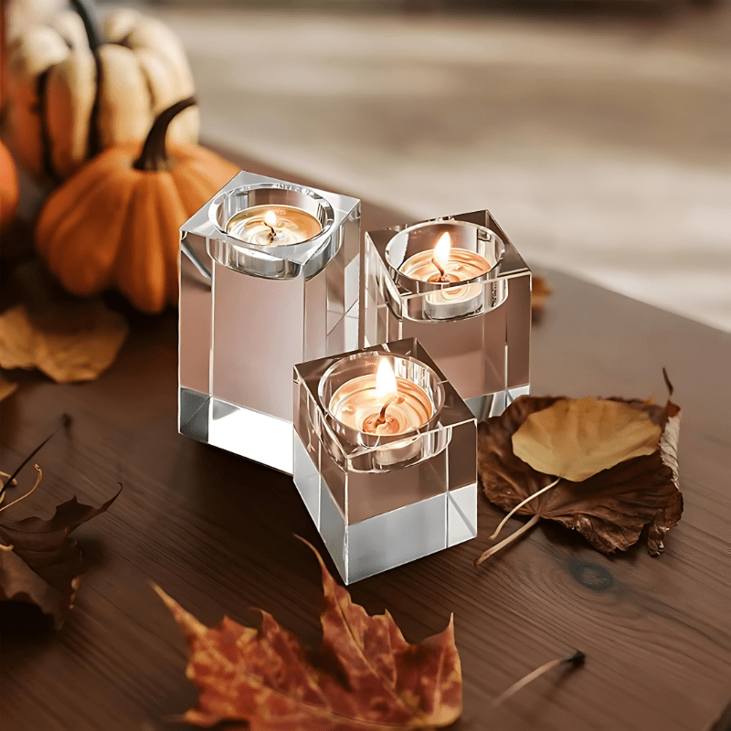 CRYSTAL CANDLE HOLDERS - techynook