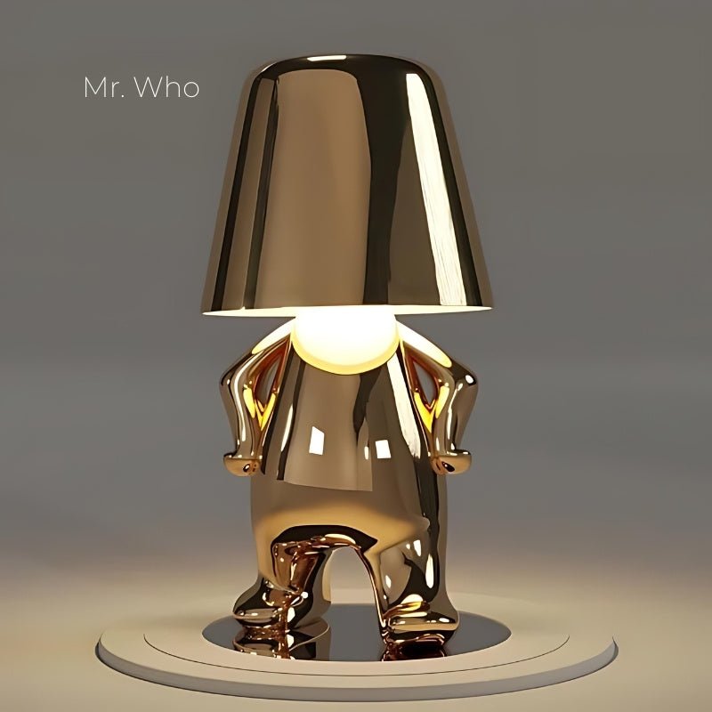 GOLDEN THINKER LAMP - techynook
