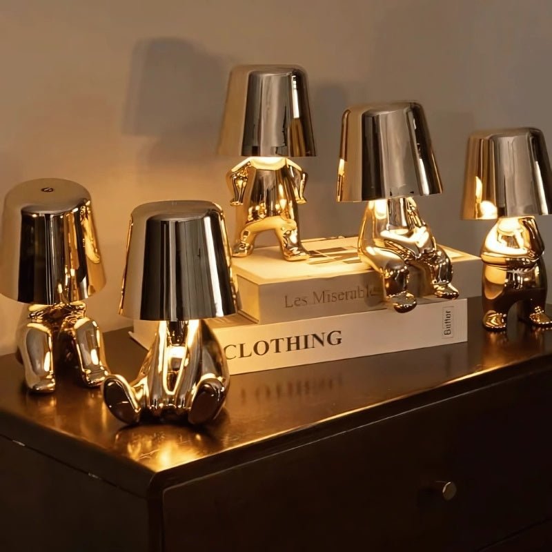 GOLDEN THINKER LAMP - techynook