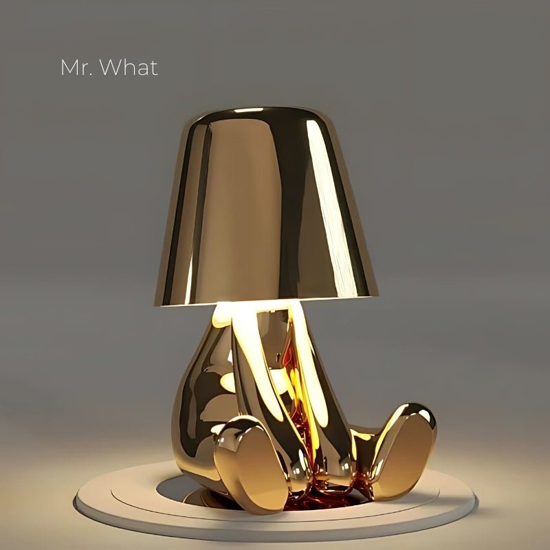 GOLDEN THINKER LAMP - techynook