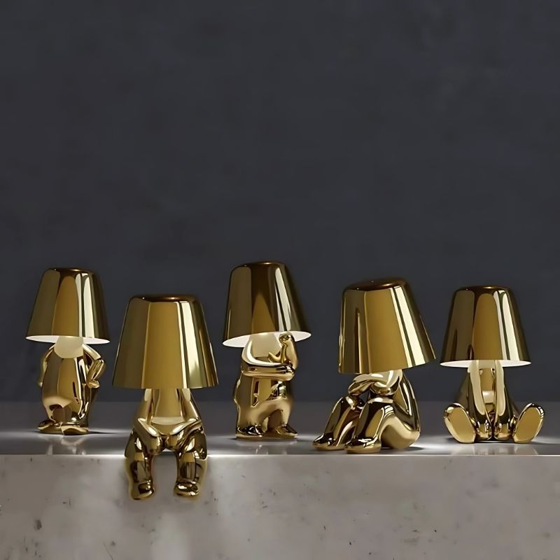 GOLDEN THINKER LAMP - techynook