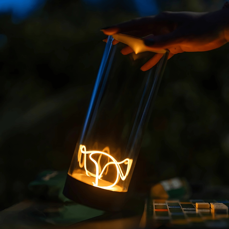 Magnetic filament Table Lamp - techynook