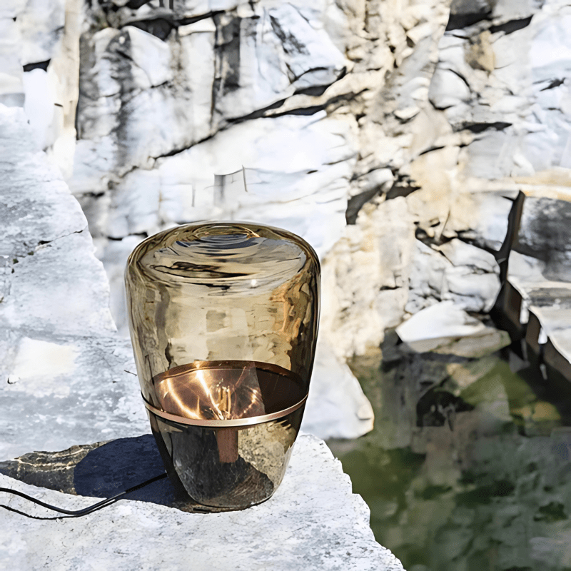 OPULENT COGNAC LAMP - techynook