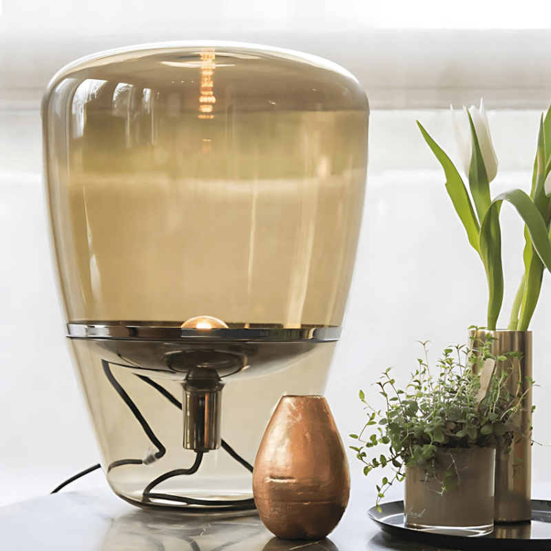 OPULENT COGNAC LAMP - techynook
