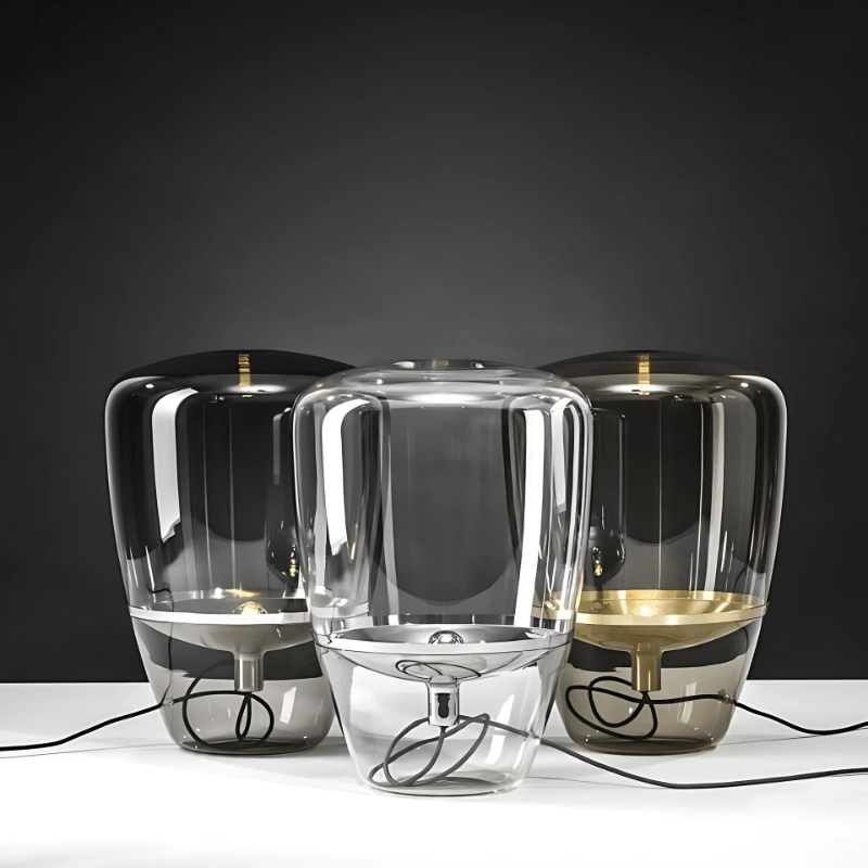 OPULENT SMOKE GRAY LAMP - techynook