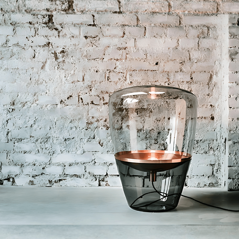 OPULENT SMOKE GRAY LAMP - techynook
