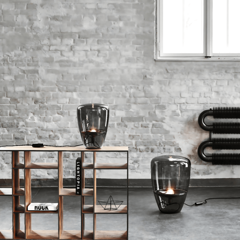 OPULENT SMOKE GRAY LAMP - techynook