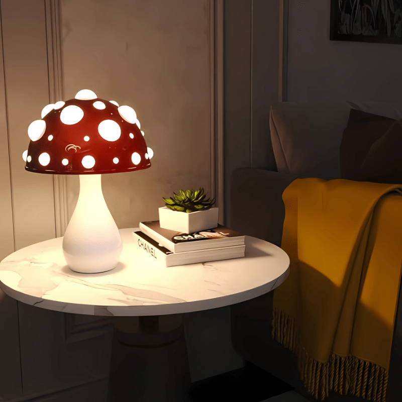 AMANITA MUSHROOM LAMP - techynook