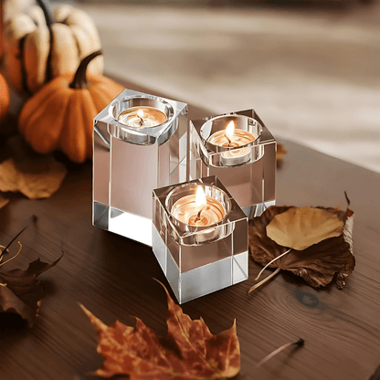 CRYSTAL CANDLE HOLDERS - techynook
