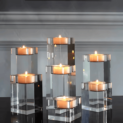 CRYSTAL CANDLE HOLDERS - techynook