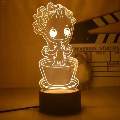 Disney Marvel 3D Light - techynook