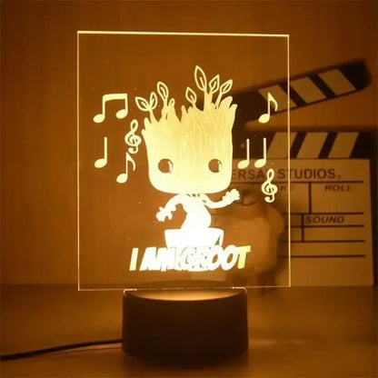 Disney Marvel 3D Light - techynook