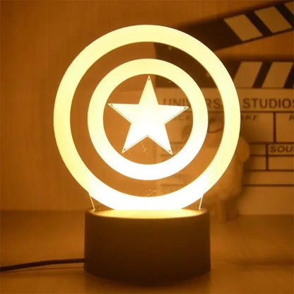 Disney Marvel 3D Light - techynook
