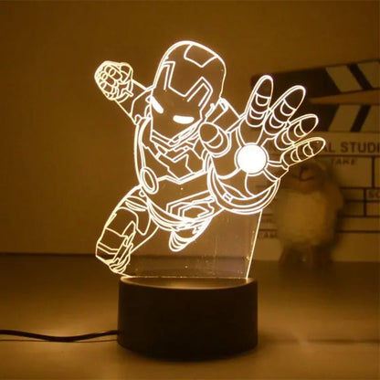 Disney Marvel 3D Light - techynook