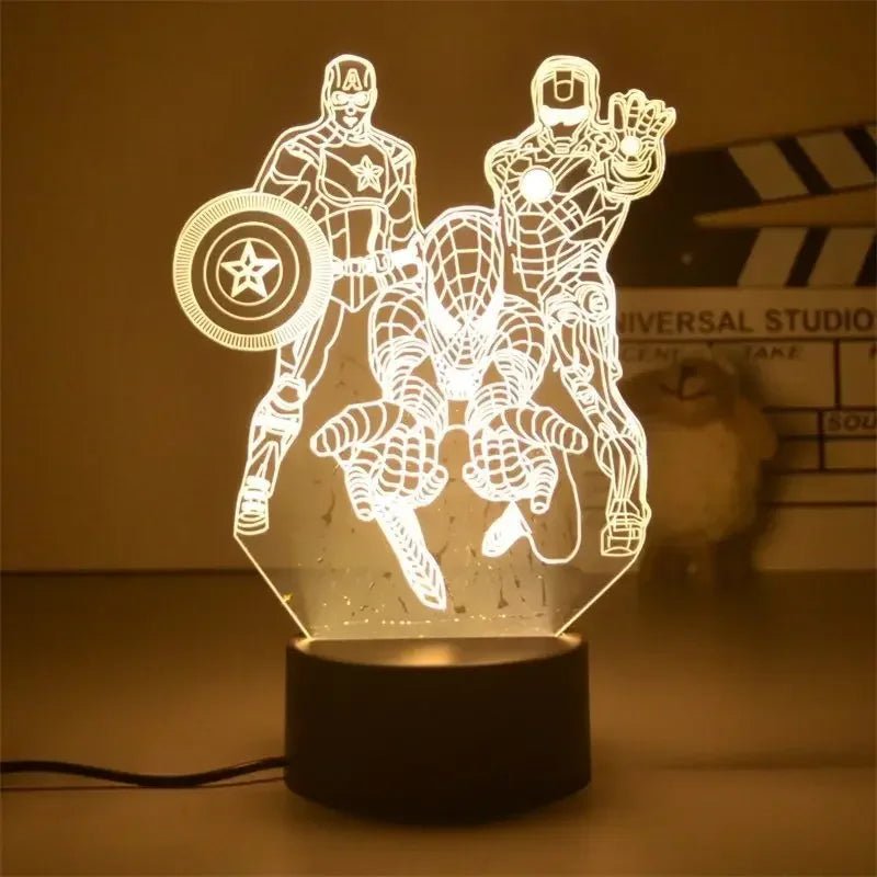 Disney Marvel 3D Light - techynook