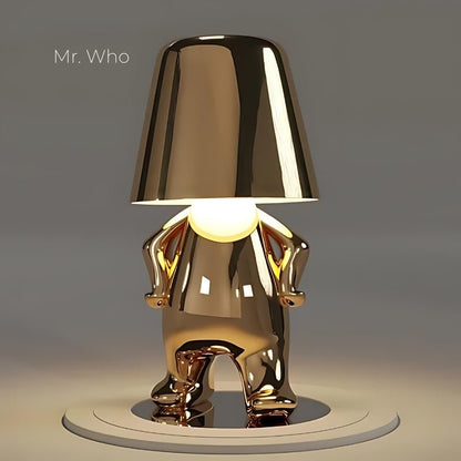 GOLDEN THINKER LAMP - techynook