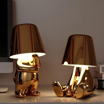 GOLDEN THINKER LAMP - techynook