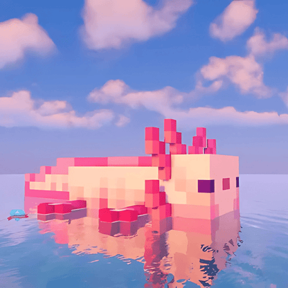 Minecraft Axolotl - techynook