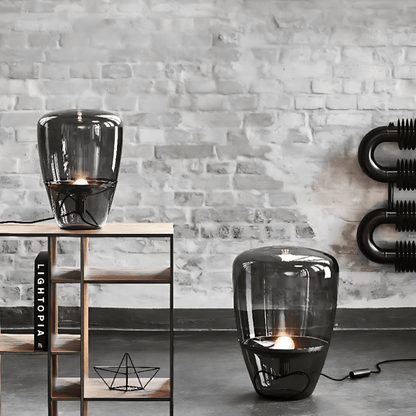 OPULENT SMOKE GRAY LAMP - techynook