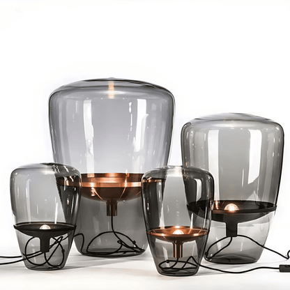 OPULENT SMOKE GRAY LAMP - techynook