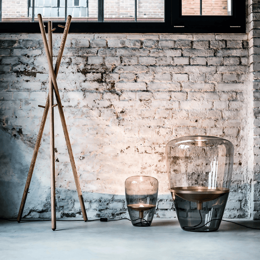 OPULENT SMOKE GRAY LAMP - techynook
