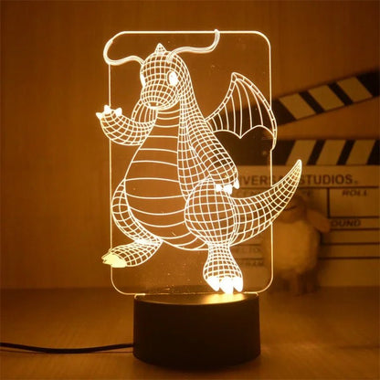 Pokemon Go Anime 3D Light - techynook