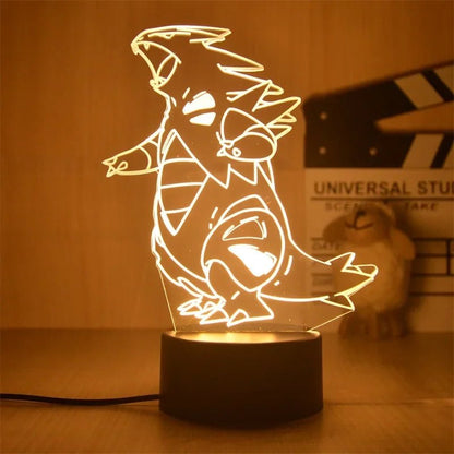 Pokemon Go Anime 3D Light - techynook