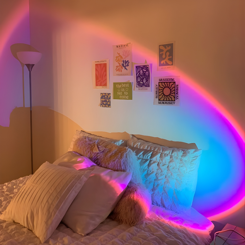 SUNSET LAMP - techynook