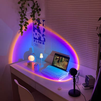 SUNSET LAMP - techynook