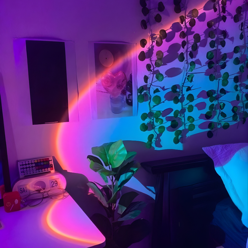 SUNSET LAMP - techynook