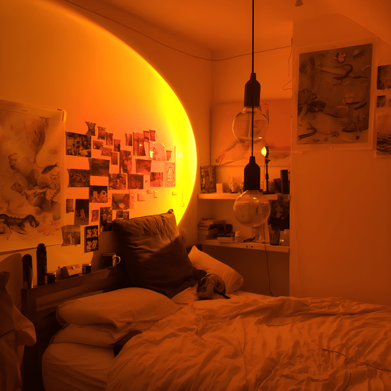 SUNSET LAMP - techynook