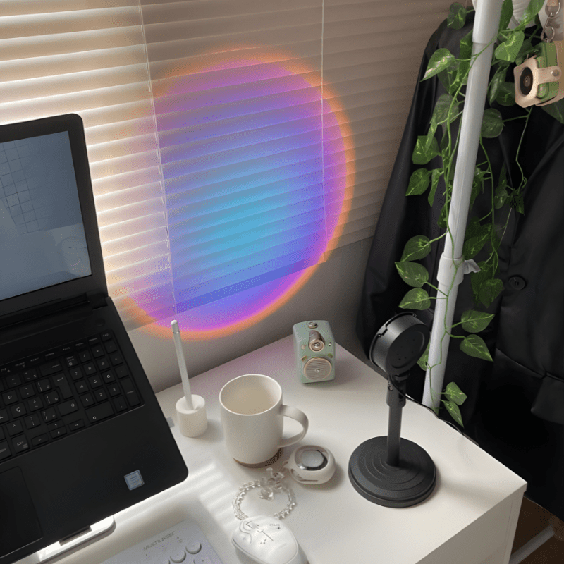 SUNSET LAMP - techynook