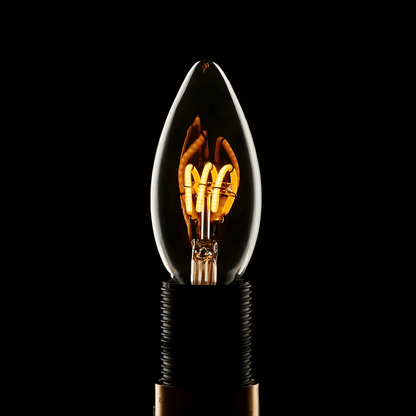VINTAGE EDISON BULB — CANDLE - techynook