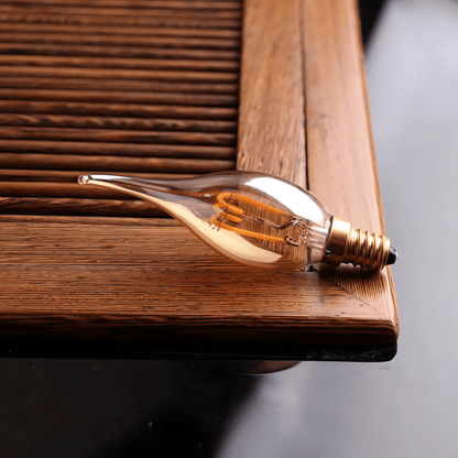 VINTAGE EDISON BULB — CANDLE - techynook